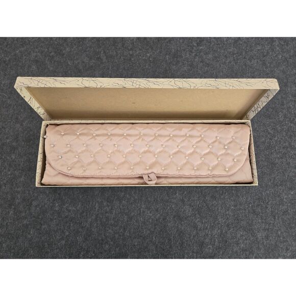 Morrill Craft 1940's Jewlery Tote Bag Original Box Pearl Vintage - Picture 4 of 8